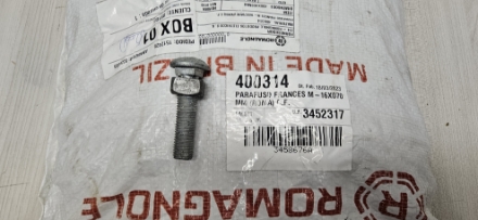 Imagem de Parafuso específico em aço galvanizado,  do poste, conf.8158 (n padronizado, para redes aéreas)